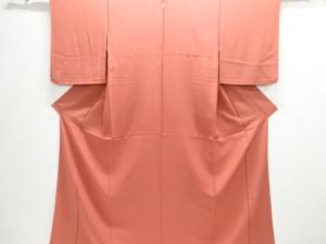 一つ紋単衣色無地着物